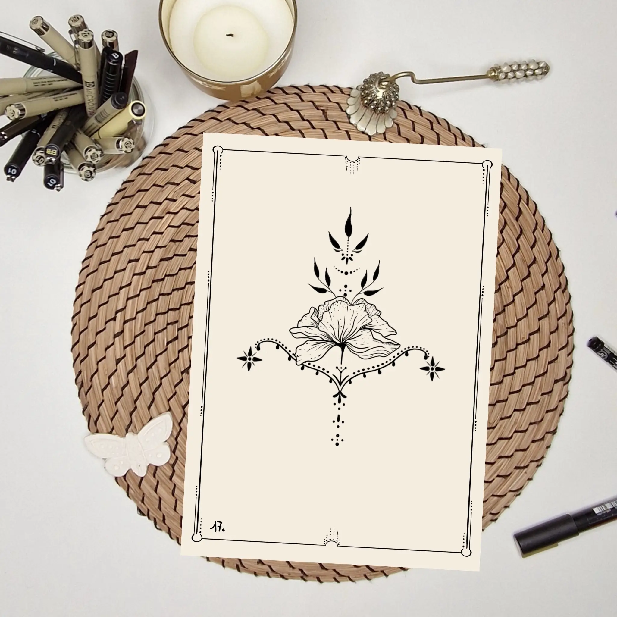 Illustration de coquelicot.